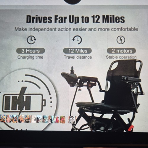 Foldable electric powerchair - electric,
